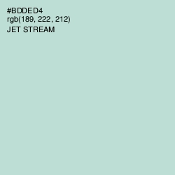 #BDDED4 - Jet Stream Color Image